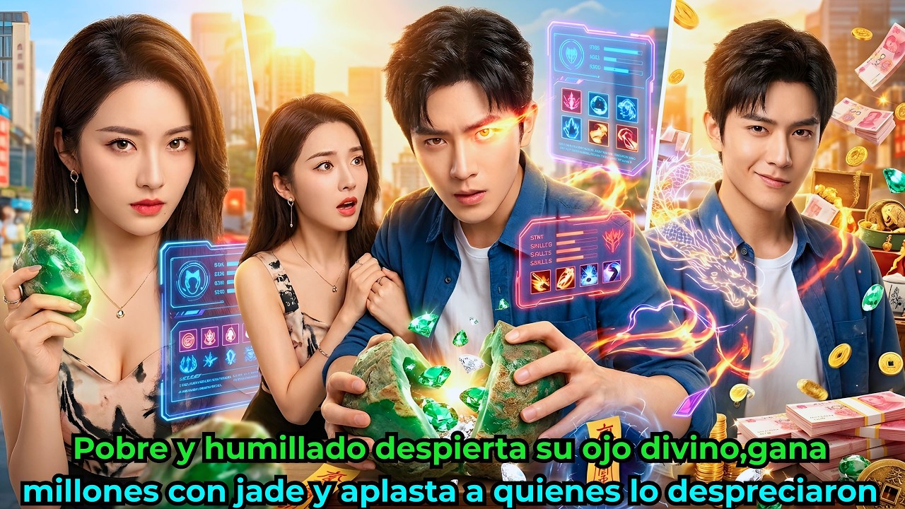 Pobre y humillado despierta su ojo divino,gana millones con jade y aplasta a quienes lo despreciaron