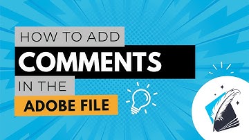 How to add comments inside the Adobe Acrobat link