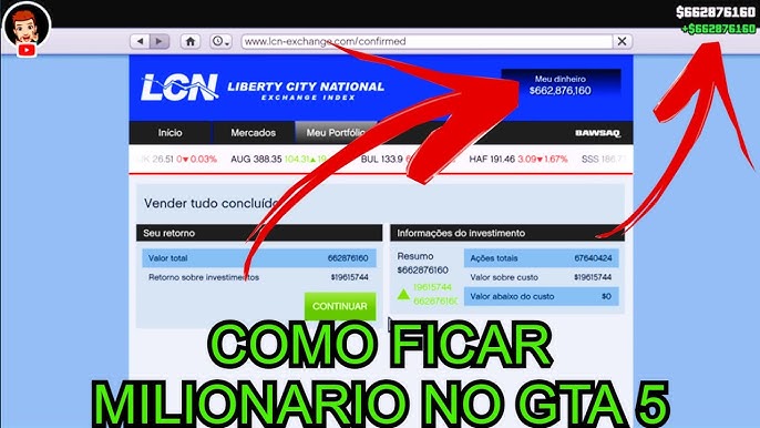 Como investir na bolsa de valores em GTA 5 e ganhar muito dinheiro