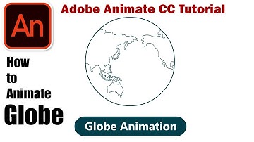 Simple Globe Animation in Animate CC | Adobe Animate Tutorials
