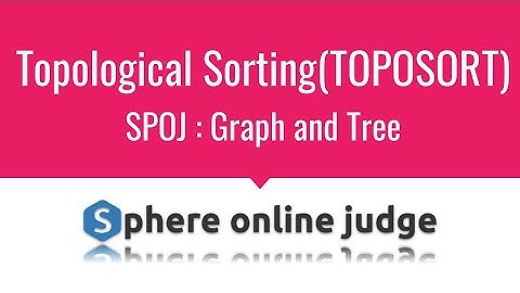 L16 : TOPOSORT (SPOJ) | Graph Theory Part 1 | CodeNCode