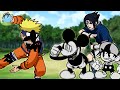 FNF Corrupted Naruto Glitch VS Mickey Mouse (Learn With Pibby x FNF Mod)