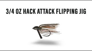 Strike King Hack Attack Flipping Jig 3/4 oz - Product Features