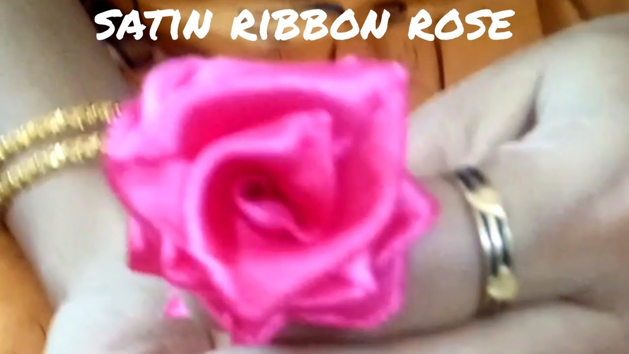 Make Satin ribbon Roses – Think Bowtique