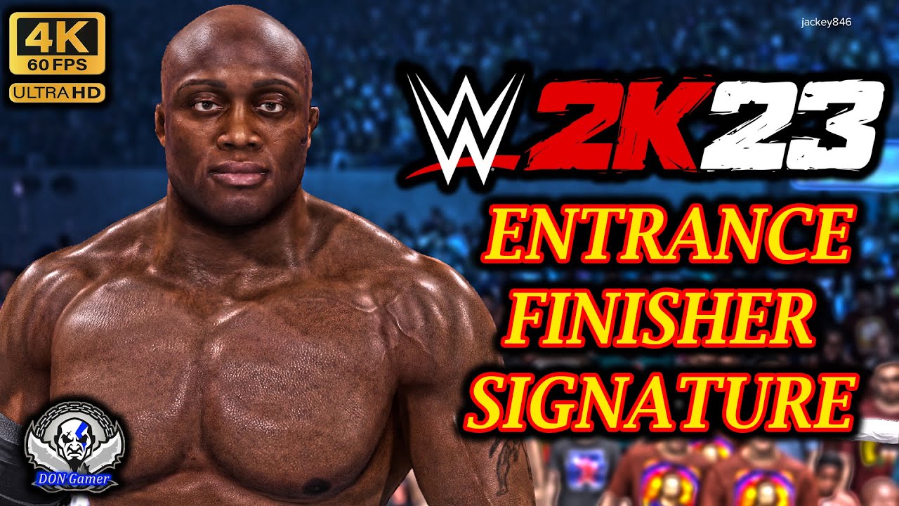 Wwe 2k23 Bobby Lashley Entrance Finisher And Signature Youtube