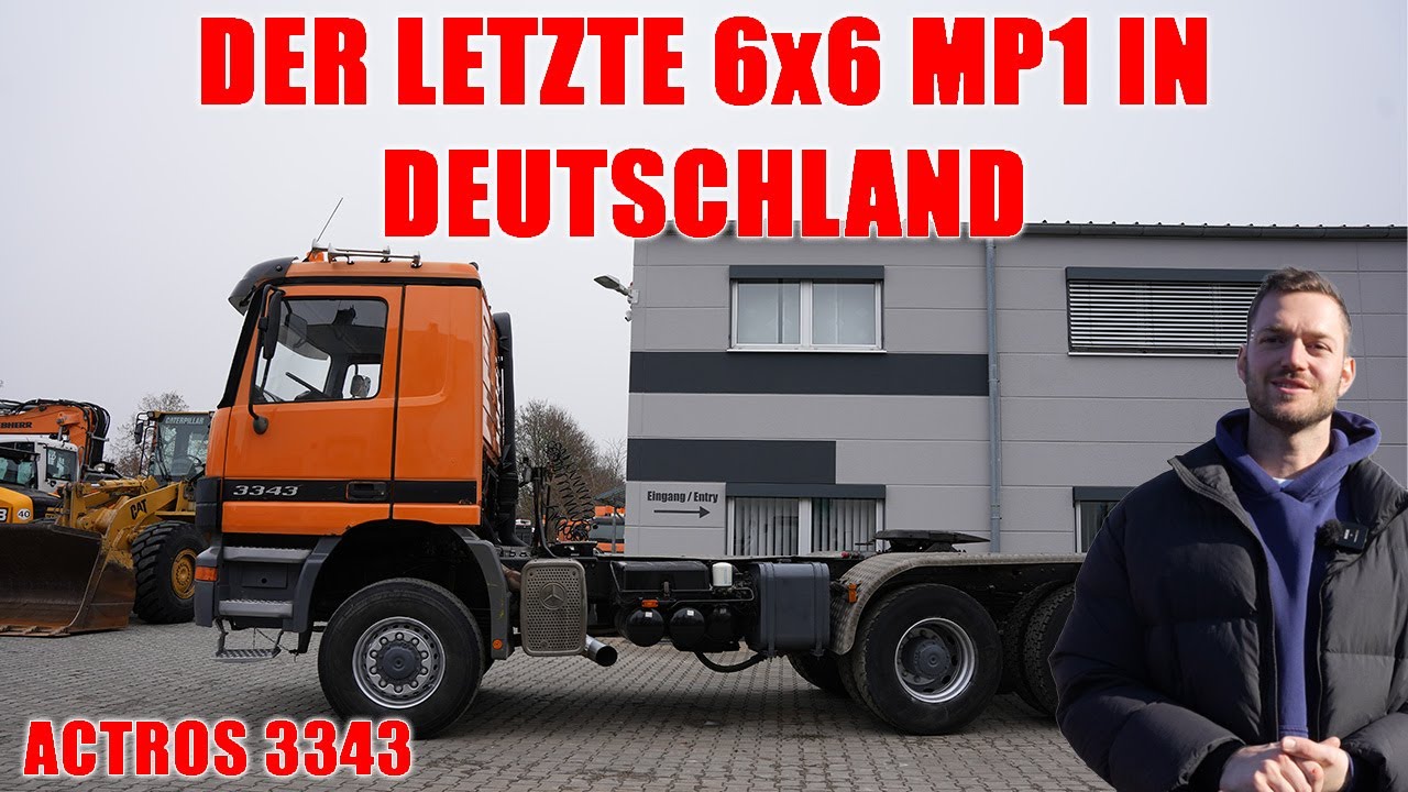6X6 LKW Allrad TRAUM! Die erste Actros Generation in der besten Ausführung
