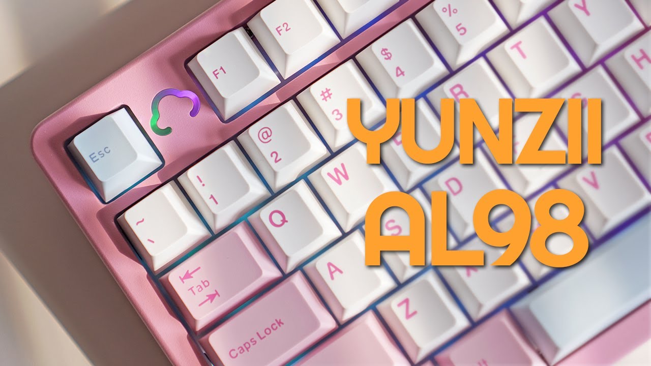 핑크 감성으로 완성된 풀 알루미늄 키보드 | YUNZII AL98