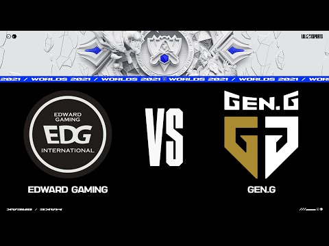 EDG vs. GEN | Worlds Semifinals Day 2 | Edward Gaming vs. Gen.G | Game 1 (2021)