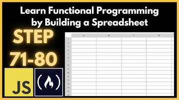 Learn Functional Programming by Building a Spreadsheet step 71 - 80 - freeCodeCamp