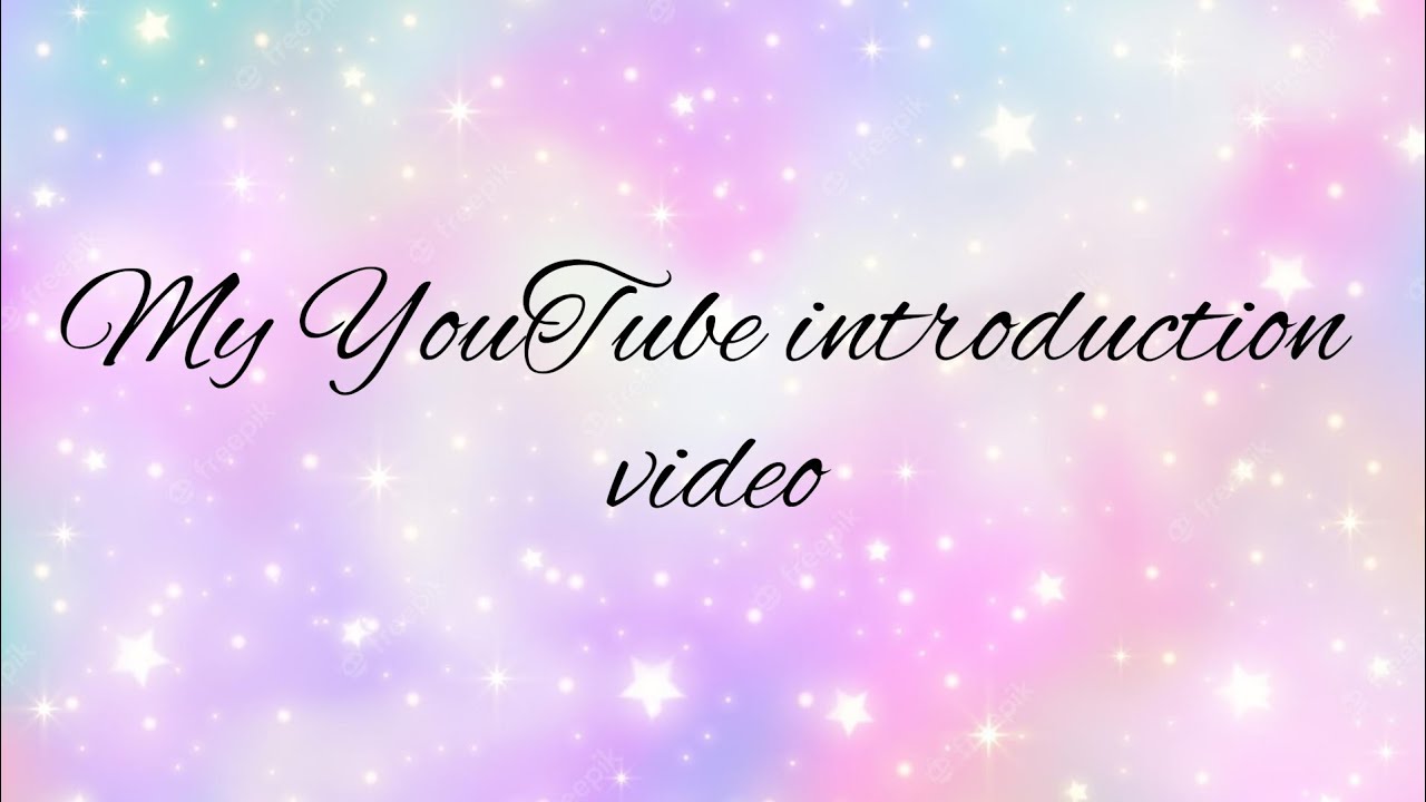 My channel introduction video 🌺 - YouTube