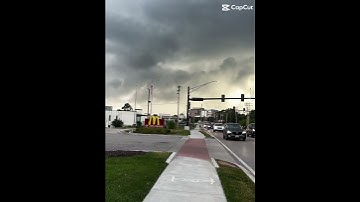 The largest Scud cloud that I’ve ever seen #extremeweather #epicweather #Edit #ScudCloud