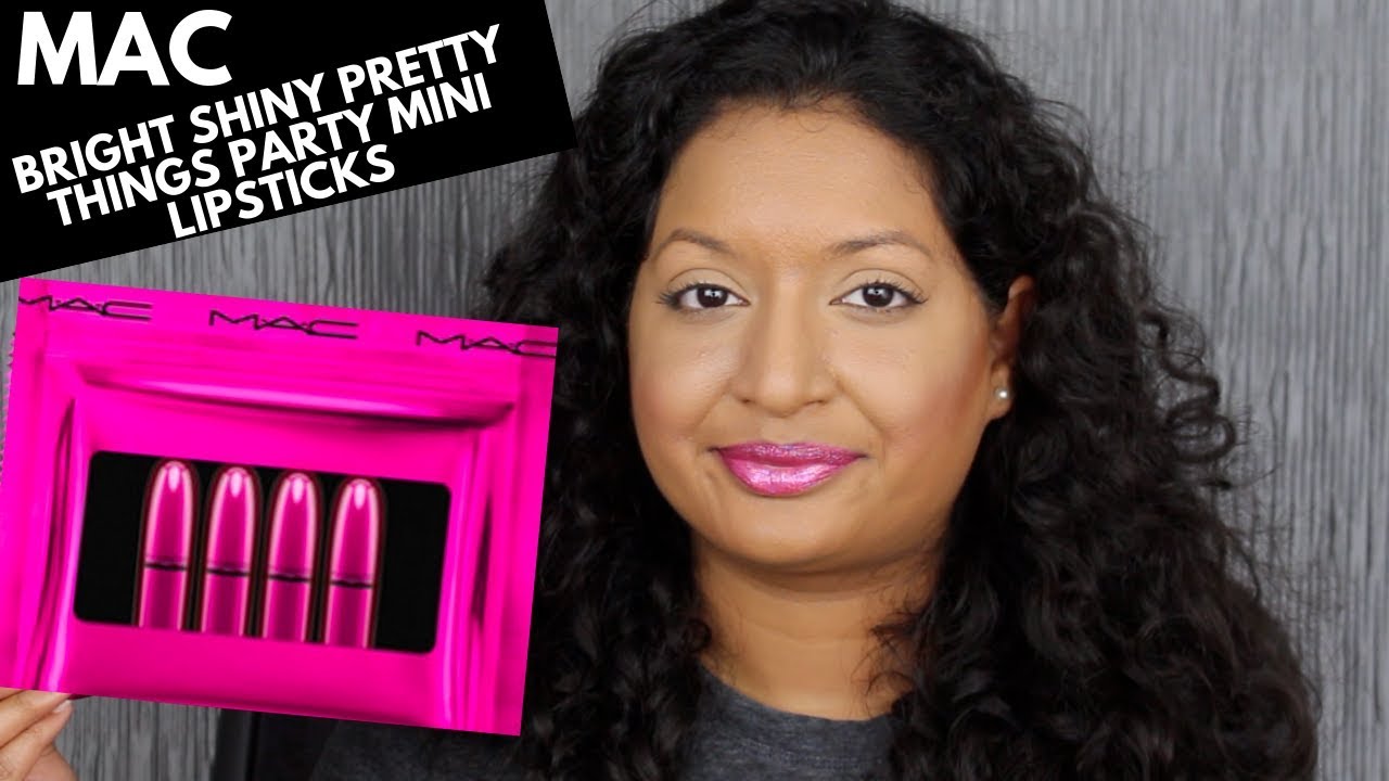 mac shiny pretty things lipstick set