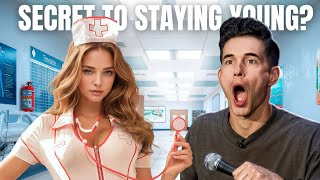 Celebrity The Secret to Staying Young FOREVER? | CROWDWORK (25 minutes) | Michael Blaustein Profile