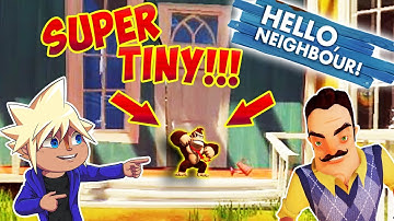 SUPER TINY DONKEY KONG NEIGHBOR | Chipmunk Plays Hello Neighbor Mods