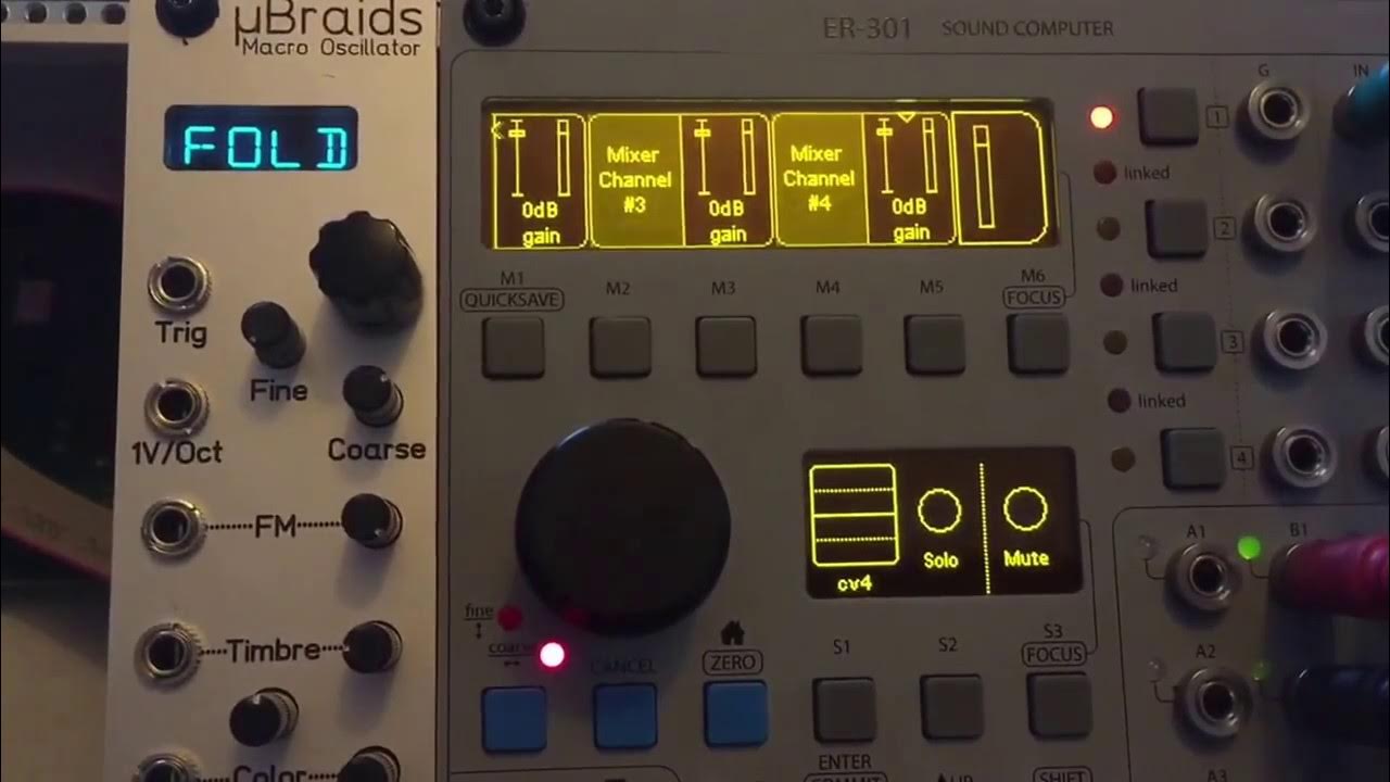 Getting Started with the ER301 25 Create a Unity Mixer Unit YouTube