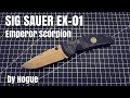 Sig Sauer EX-01 "Emperor Scorpion" fabriqué par Hogue ... alors, tactique ou EDC ?...
