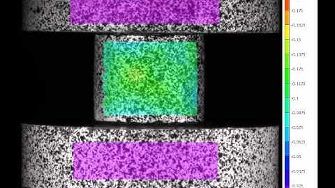 Digital Image Correlation of a Ti-6Al-4V Compression Specimen