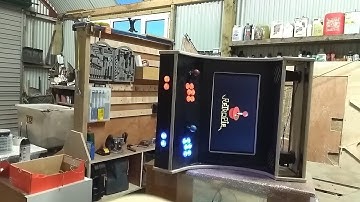 MaslowCNC Tabletop Arcade Build Time lapse - Part 3