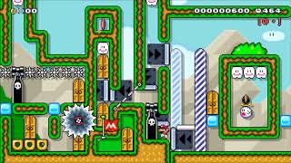 Uploading a semi-impossible level - Super Mario Maker