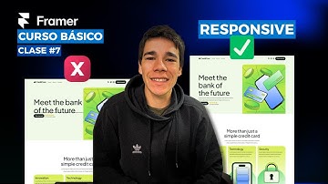 Curso de Framer básico #7 | Cómo hacer tu web responsive en @Framer