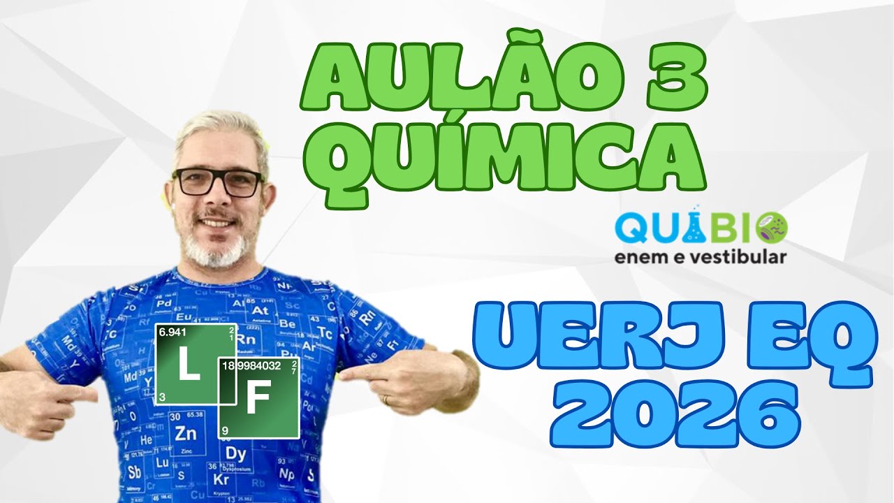 Química UERJ 1º EQ - Aulão de Química Orgânica na UERJ