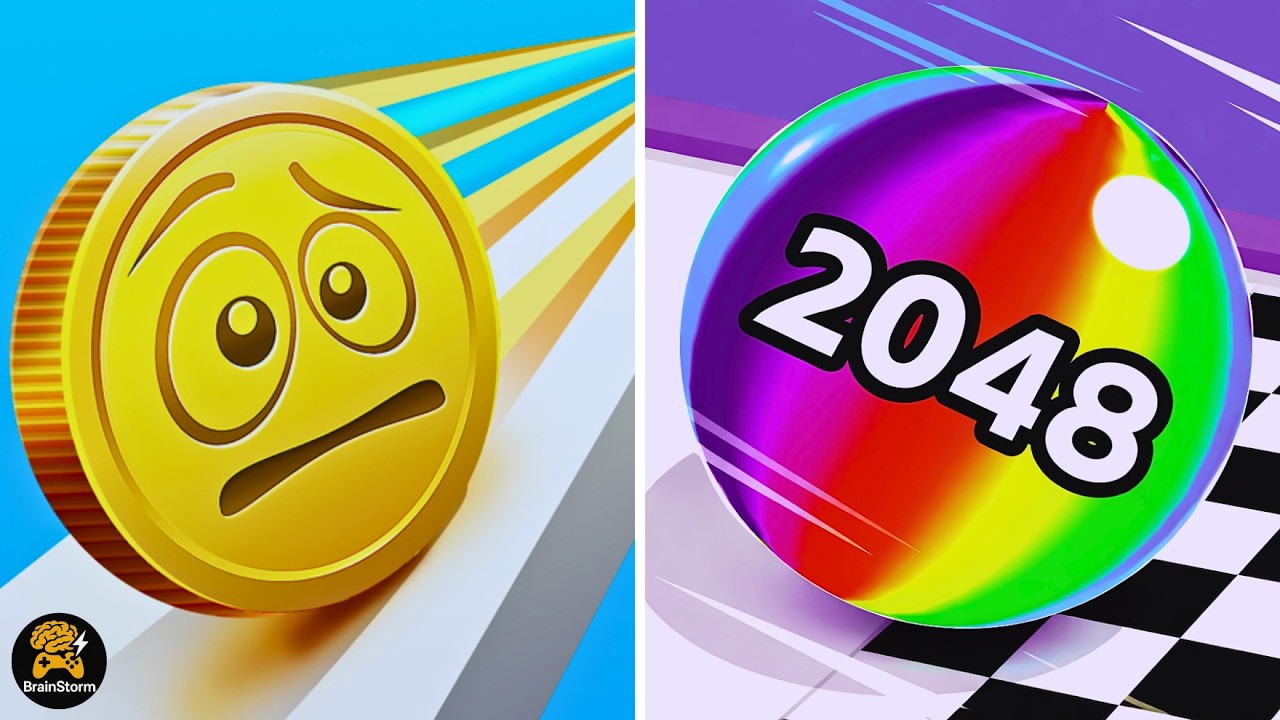 Ball Run 2048 V/s Coin Rush | Max Gameplay | New Update 2026(Android, iOS)