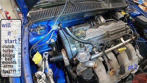 srt4 clutch and big turbo install