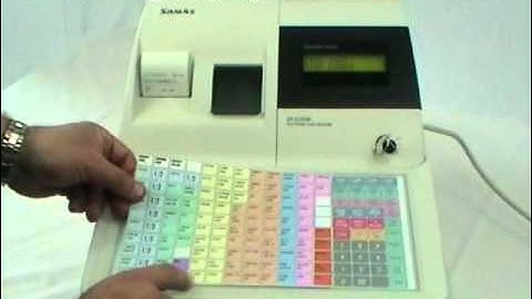 Sam4S-ER5200M How to program the description of an item on the keyboard.