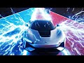Car Racing-1969 Ford Mustang GT Fastback Vs 2085 Vision X Hyper EV futuristic car NextGen Automotive