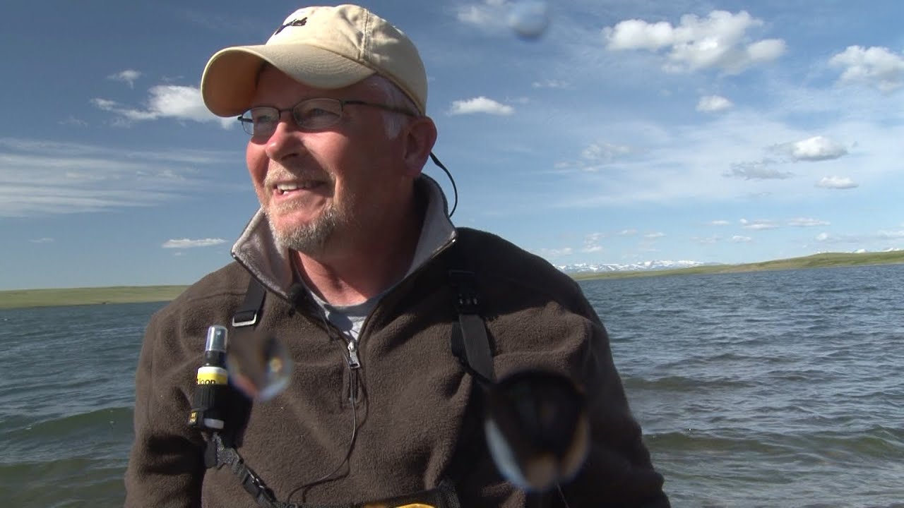Fly Fishing Montana Larry Hardie Catches Big Fish at Mission Lake