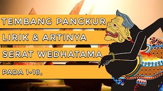 Tembang Macapat Pangkur Serat Wedhatama Pupuh Kinanthi Pada 1-18 Dengan Lirik dan Artinya.