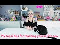 Can you teach yourself to sew? YES! 5 tips you NEED to know.