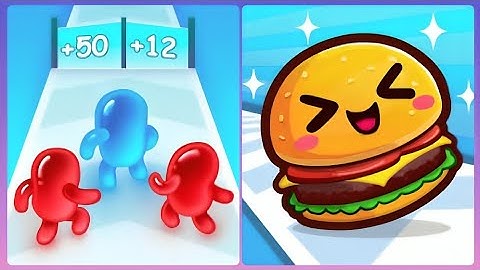 New Gameplay Food Run 3D Vs Join Blob Run 3D 🔴🥑🔴 New Max Update Gameplay iOS level 354