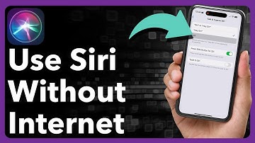 Siri gebruiken zonder internetverbinding