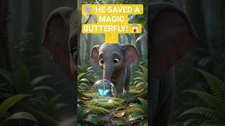 Baby Elephant Saves a Magic Butterfly! 🦋🐘❤️