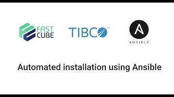 Industrialize the installation of the TIBCO BW6 platform with Ansible.