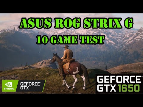 ASUS ROG STRIX G531GT PERFORMANCE TEST IN 10 GAMES [GTX 1650] [I7 9TH GEN] 