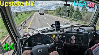 POV Truck Driving USA 4K Upstate NY #trucking
