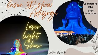 Adiyogi Laser Light Show3D Light Show シ