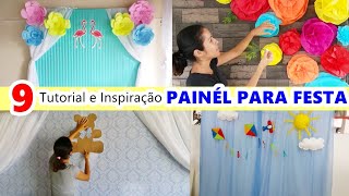 9 Ideias de Painel para Festa Fácil