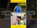 MS Dhoni skips Delhi trip 😢😢 continues rehab in Chennai #ipl2026 #msdhoni #whistlepodu