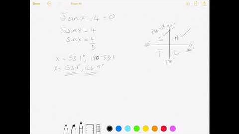 National 5 Solving Trig Equations