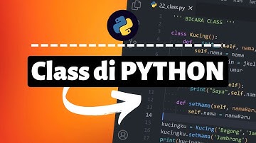 PART 23 - CLASS di PYTHON | class python tutorial