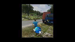Don't overtake me 🗿- BUSSID FAILS #bussimulatorindonesia #memes #core #bussid
