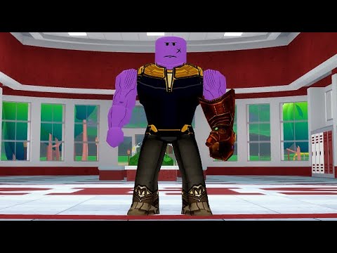 How To Be Thanos In Robloxian High School Youtube - thanos clothes id for robloxian high school