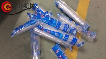 Plastic cup packing machine