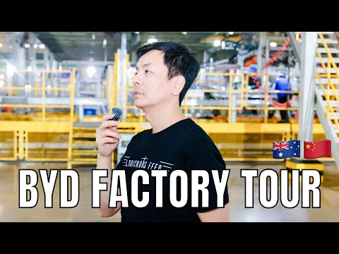 BYD Auto Manufacturing Plant Tour in Xi'an China