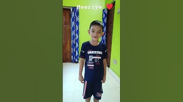 "Heeriye Heeriye" song by kid❤️ | Kids Song