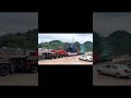 350-ton weight-sharing beam drop deck transport display.#transformer #dropdeckbed #heavycargo