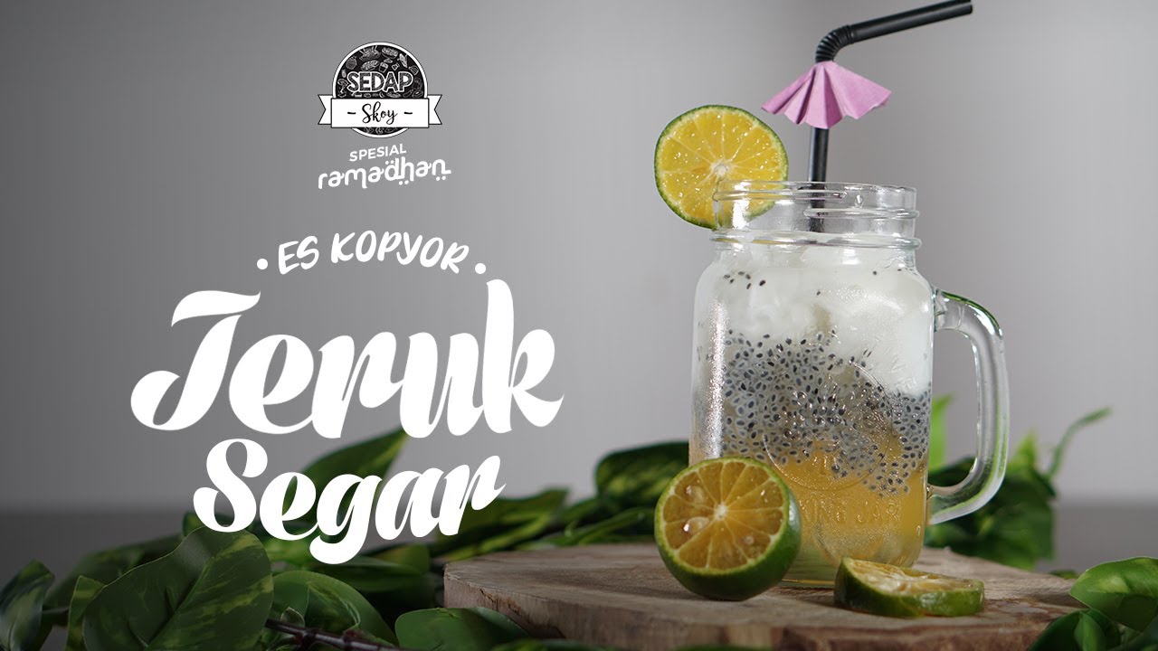 Es kopyor jeruk segar